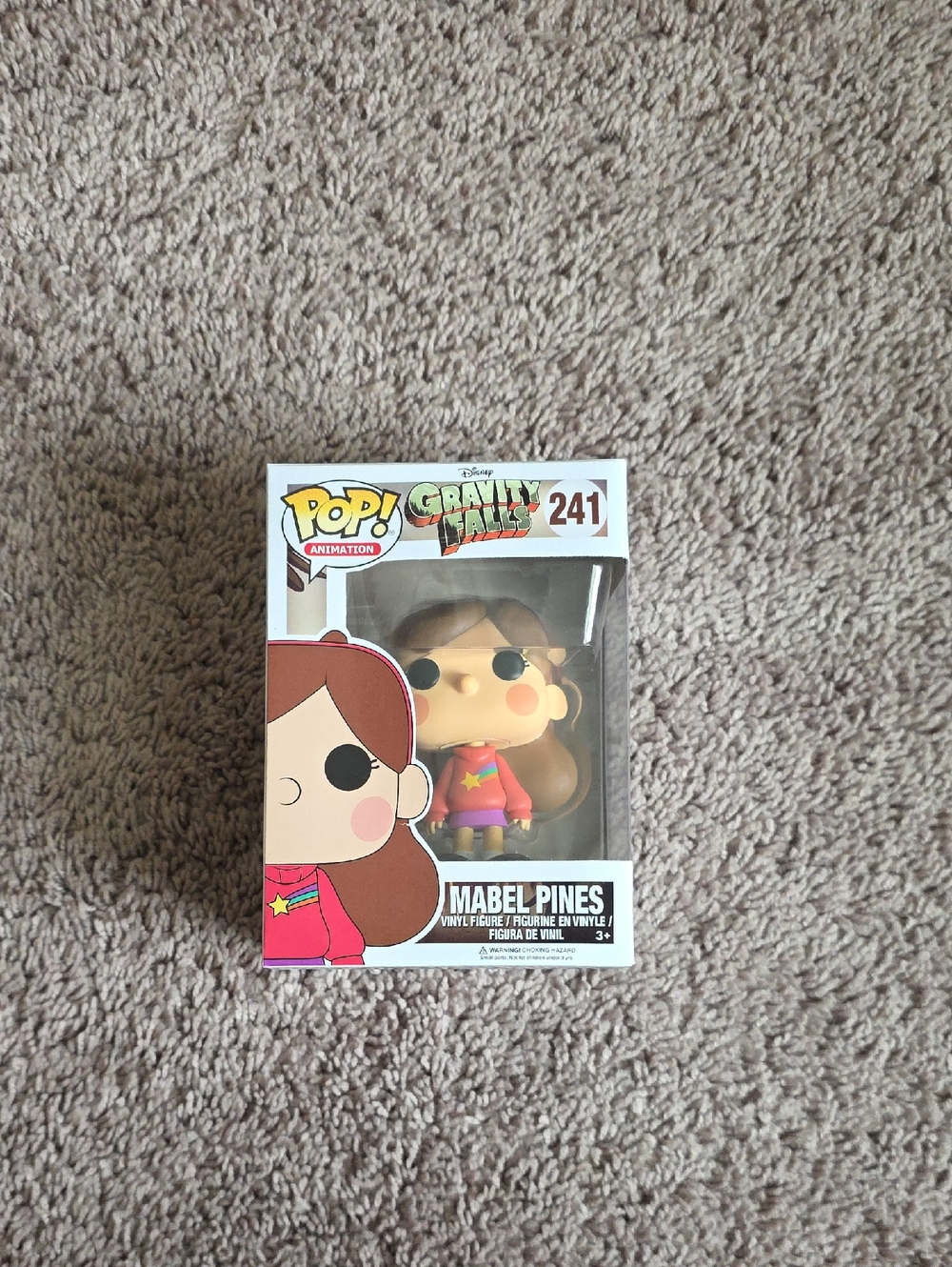 Funko Mabel Pines Figure with Pink Sweater and Yellow Star